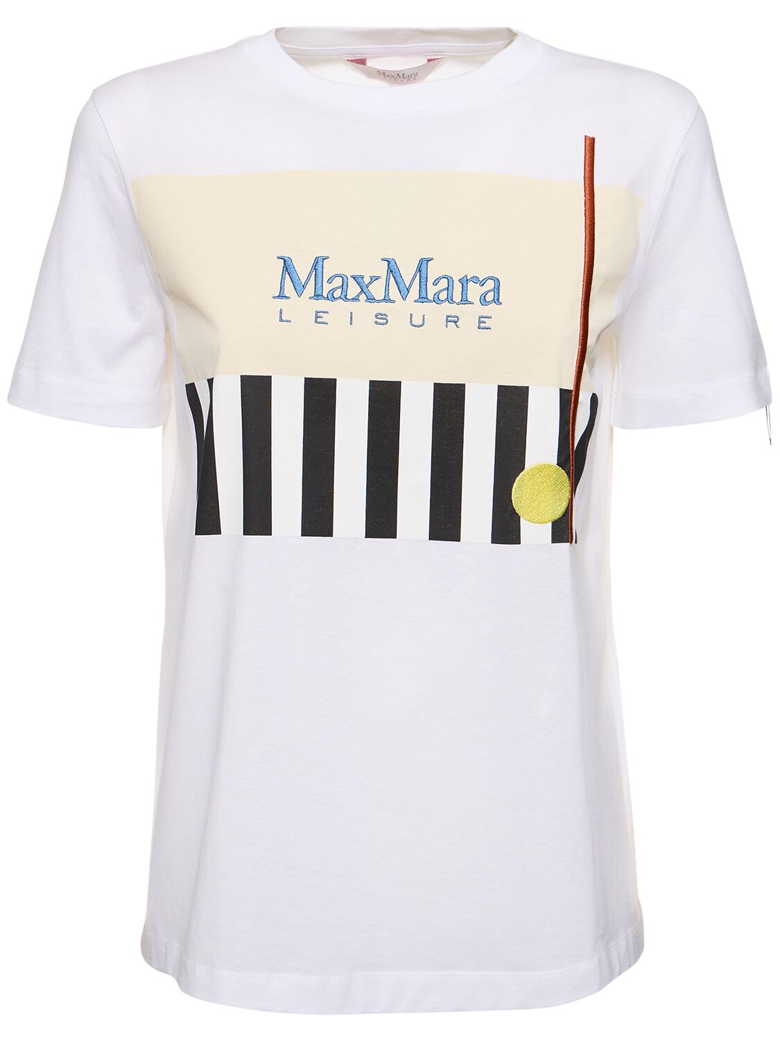 T-shirt Obliqua / Stampa E Ricamo - MAX MARA - Modalova