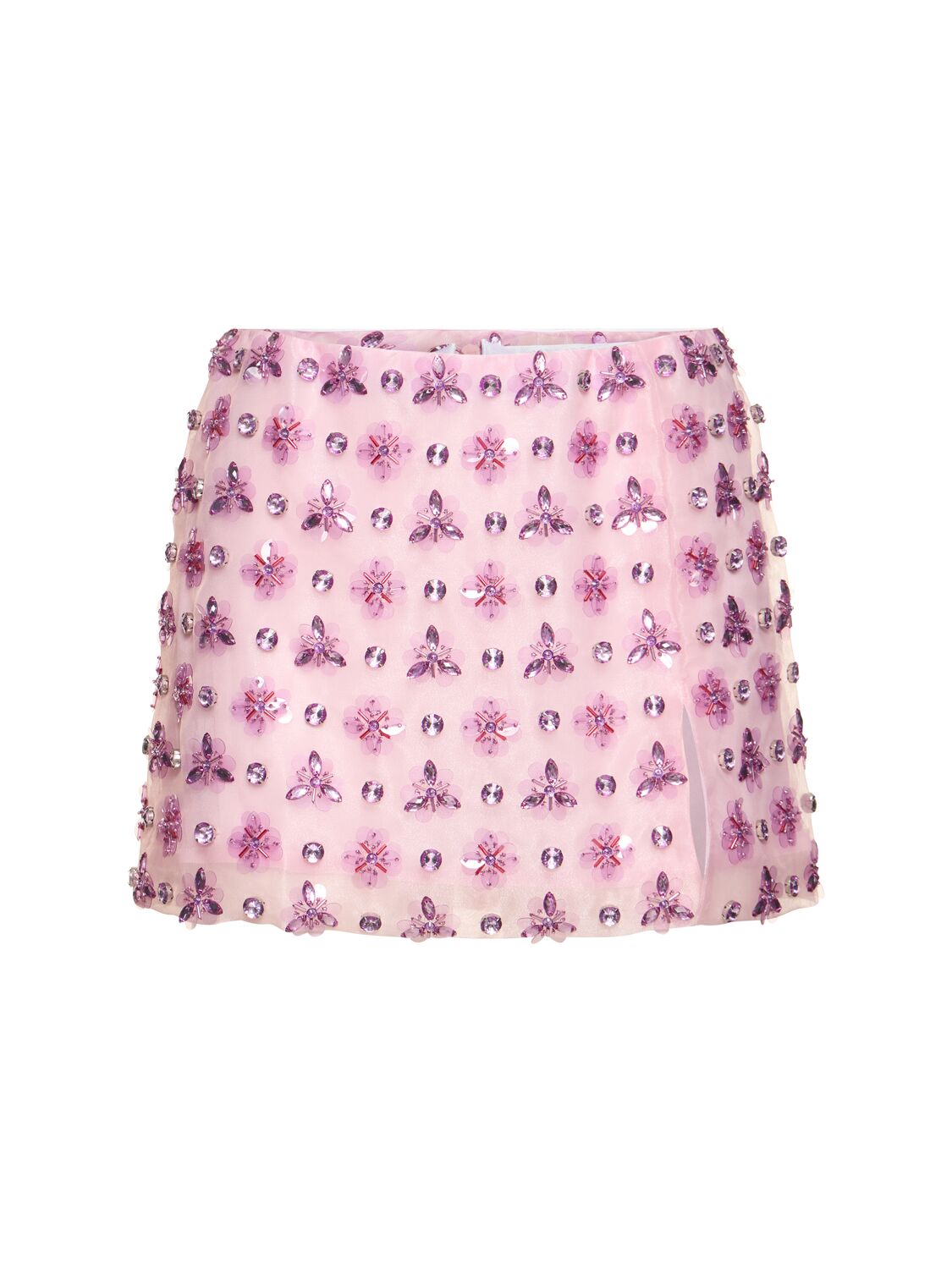 Embellished Organza Mini Skirt - DES PHEMMES - Modalova