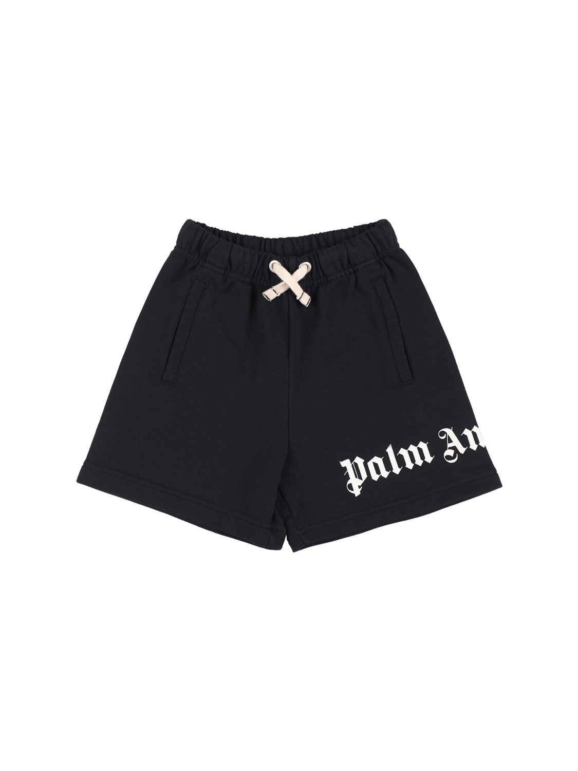 Shorts In Cotone Con Logo - PALM ANGELS - Modalova