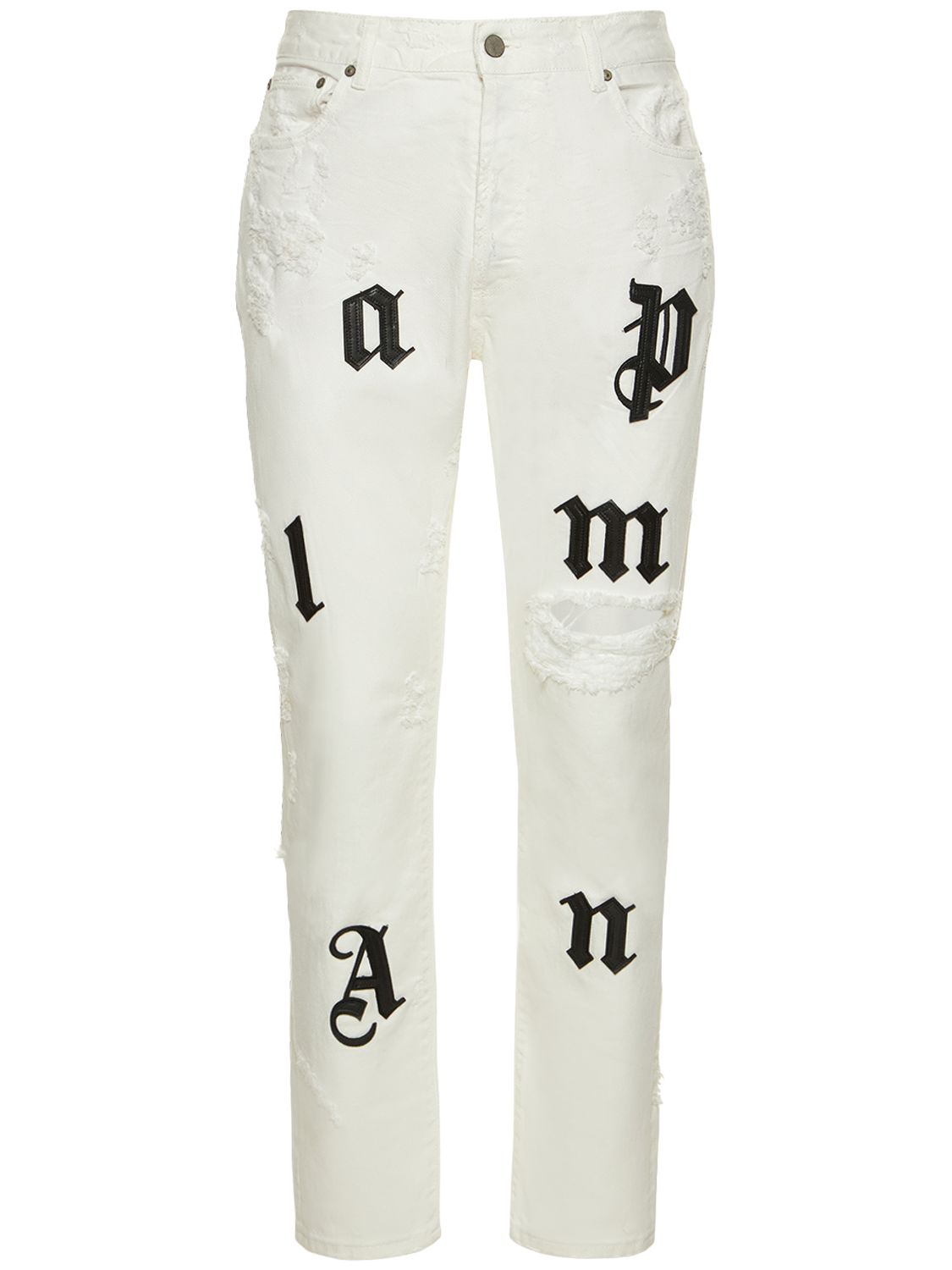 Jeans Con Patch Logo - PALM ANGELS - Modalova