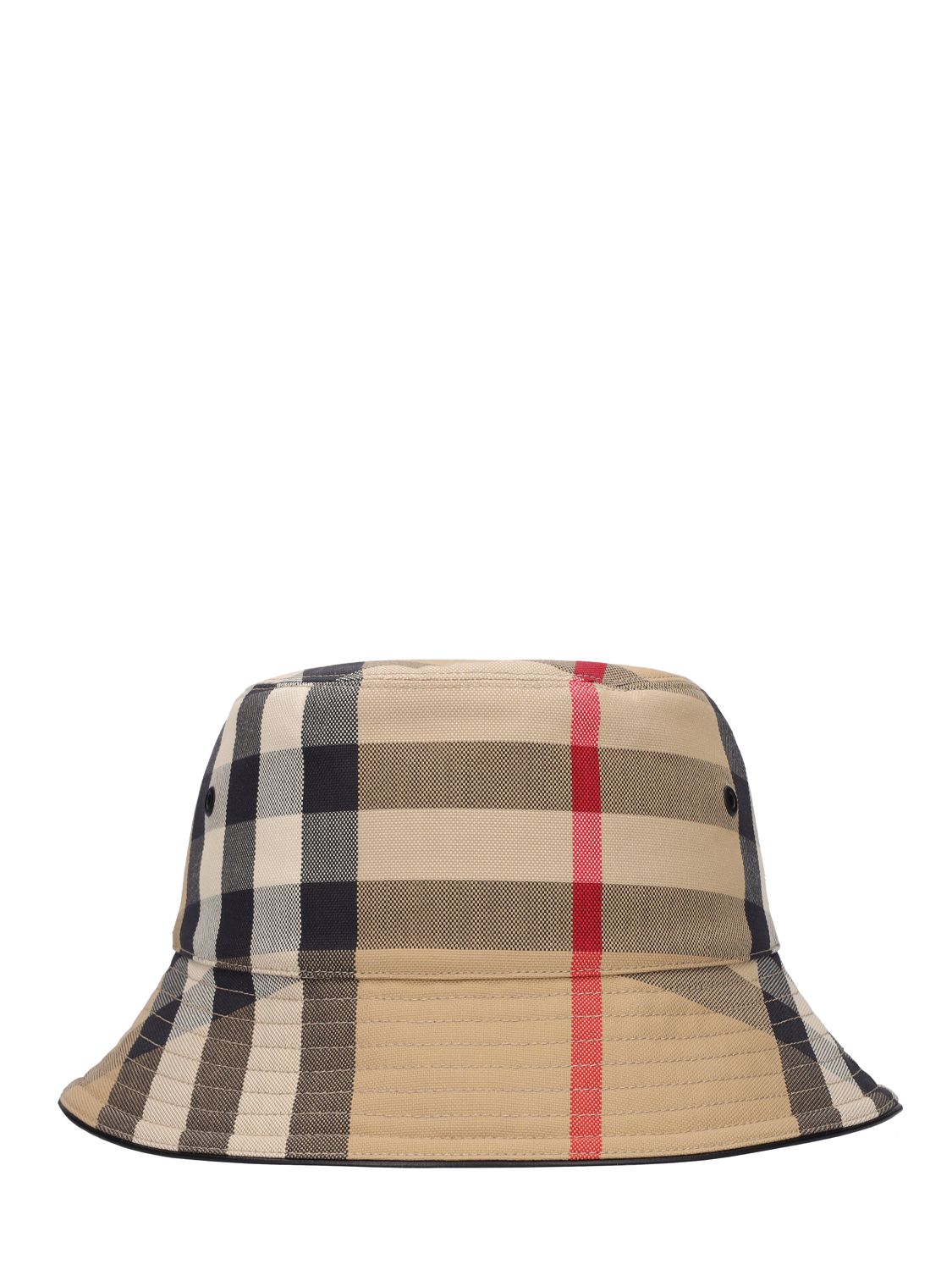 Cappello Bucket In Cotone Check - BURBERRY - Modalova