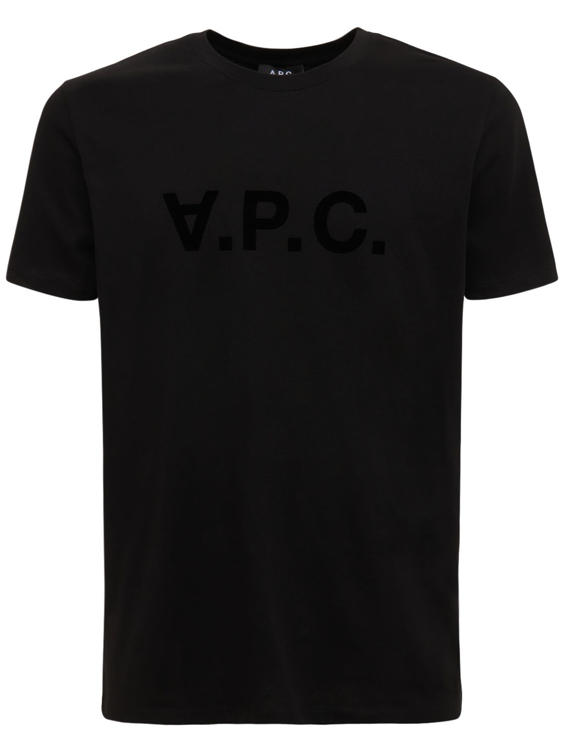T-shirt In Cotone Con Logo - A.P.C. - Modalova