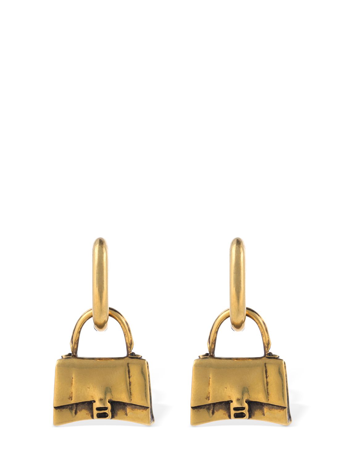 Bag Brass Earrings - BALENCIAGA - Modalova