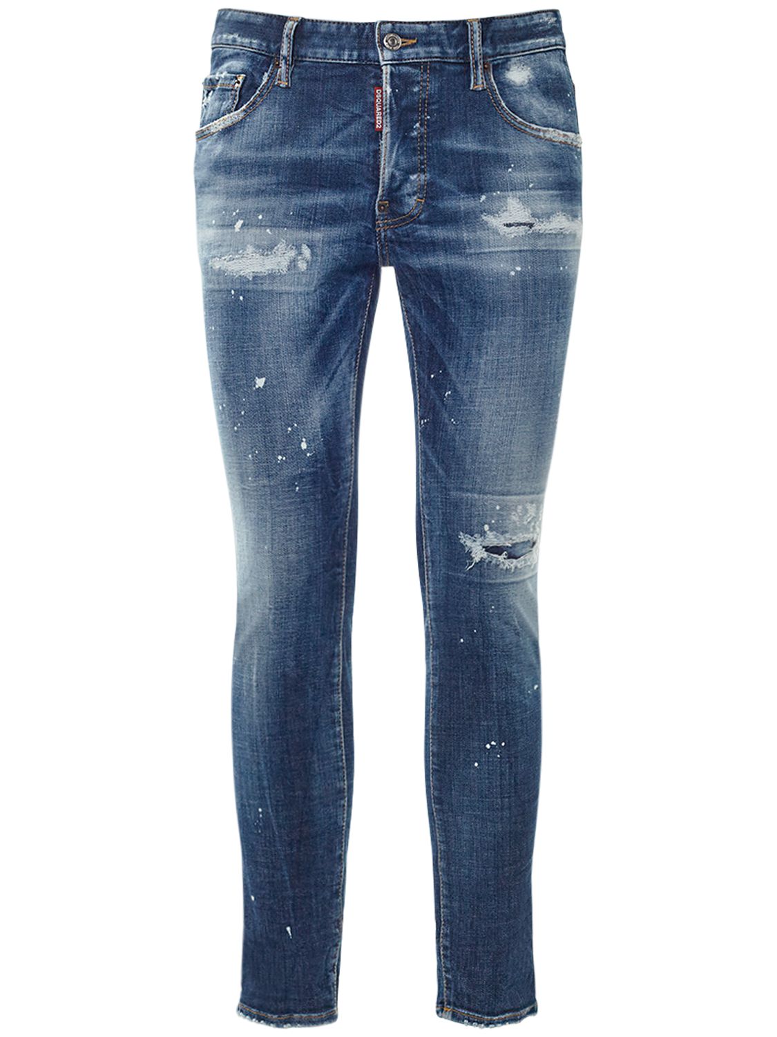 Jeans Super Twinky In Denim Di Cotone Stretch - DSQUARED2 - Modalova