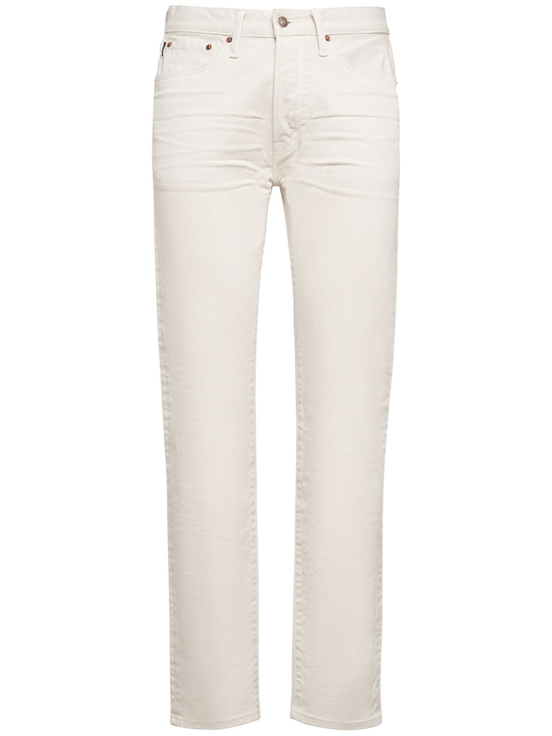 Jeans Standard Fit In Twill Di Denim - TOM FORD - Modalova