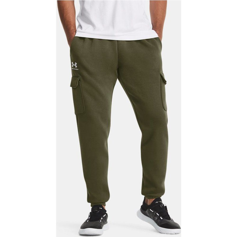Pantaloni Essential Fleece Cargo da uomo Marine OD / Bianco L - Under Armour - Modalova