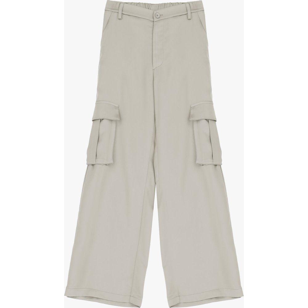 Pantaloni cargo monocolour con tasche verticali e laterali - Imperial - Modalova