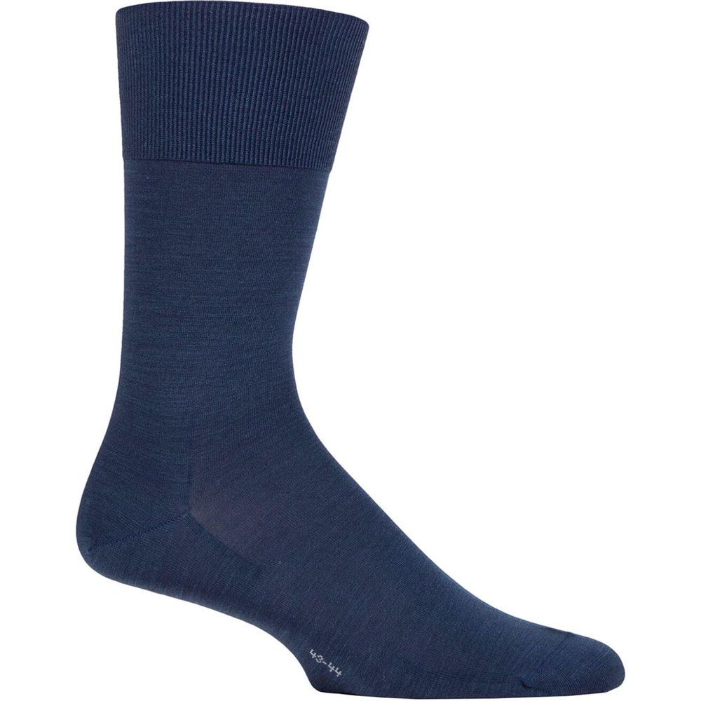 Mens 1 Pair ClimaWool Recycled Yarn Socks Royal 8.5-9.5 Mens - Falke - Modalova