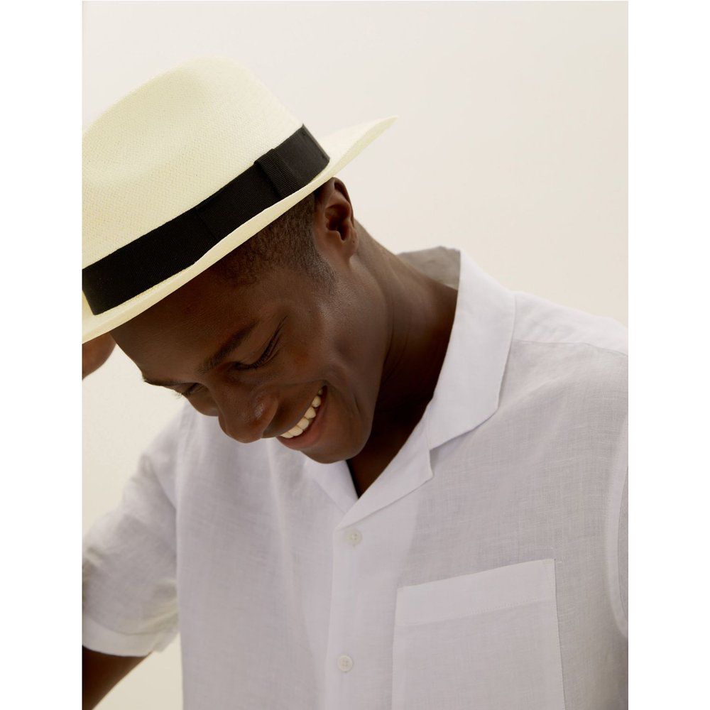 Christy's Straw Panama Hat beige - Marks & Spencer - Modalova