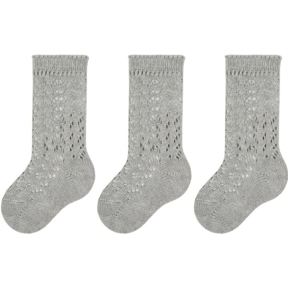 Set di 3 paia di calzini lunghi da bambini - 2.518/2 Aluminium 0221 - Condor - Modalova
