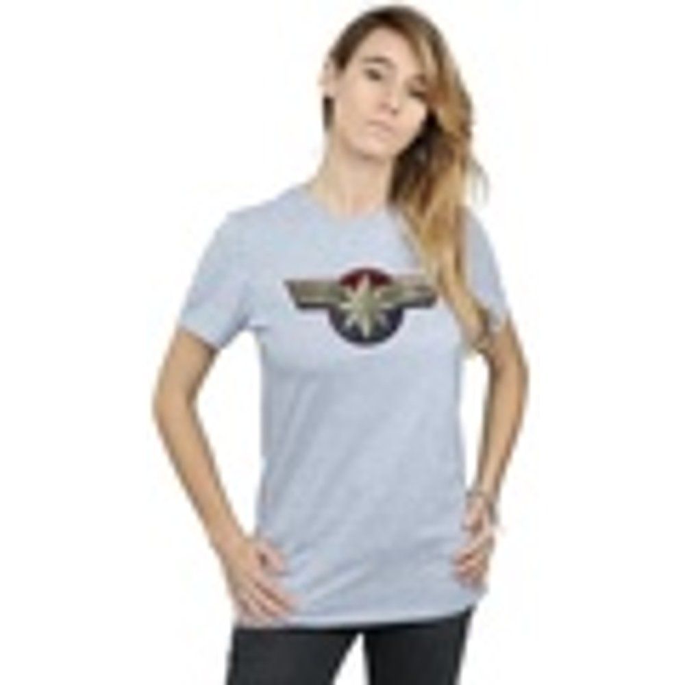 T-shirts a maniche lunghe Captain Chest Emblem - Marvel - Modalova