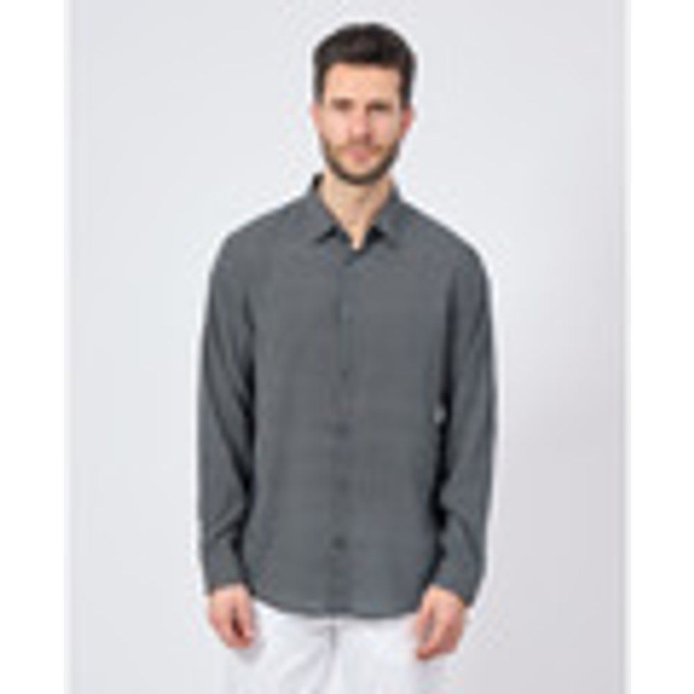 Camicia a maniche lunghe Camicia uomo in cotone - EAX - Modalova