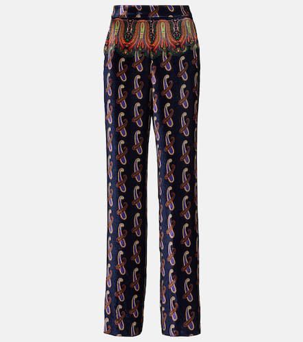 Pantaloni regular con stampa paisley - Etro - Modalova