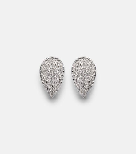 Kt white earrings with diamonds - Suzanne Kalan - Modalova