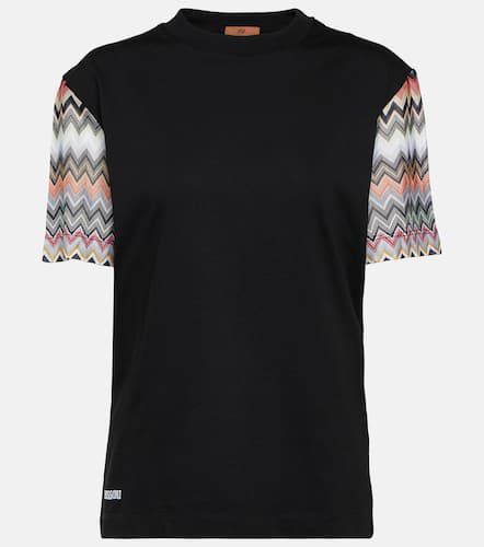 T-shirt in jersey di cotone a zig-zag - Missoni - Modalova