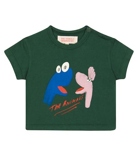 Baby - T-shirt Rooster in jersey di cotone - The Animals Observatory - Modalova