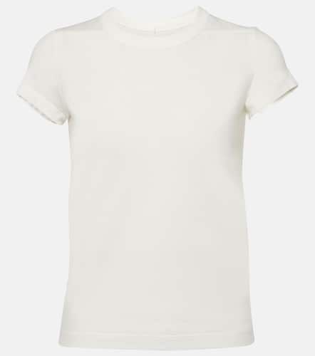 T-shirt cropped in jersey di cotone - Rick Owens - Modalova