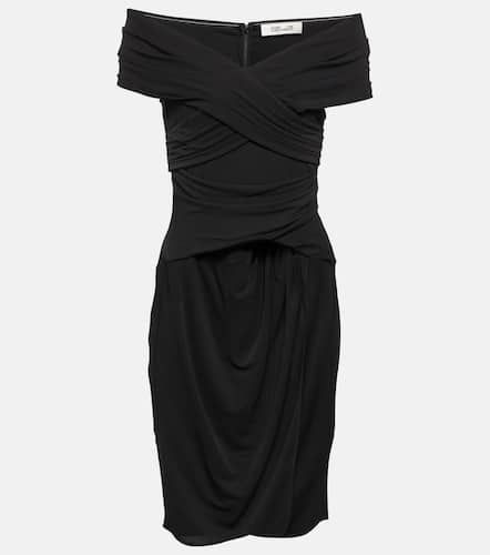 Miniabito in jersey con scollo bardot - Diane von Furstenberg - Modalova