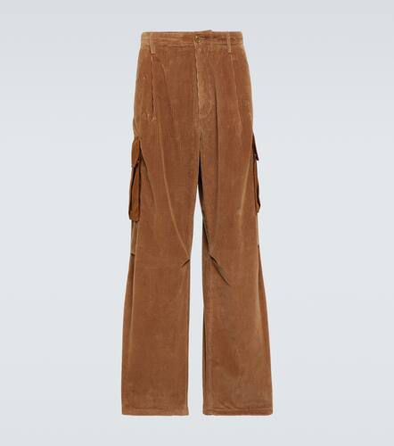 Pantaloni cargo in velluto a coste di cotone - Moncler - Modalova