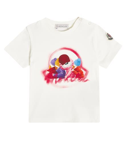 Baby - T-shirt in jersey di cotone - Moncler Enfant - Modalova