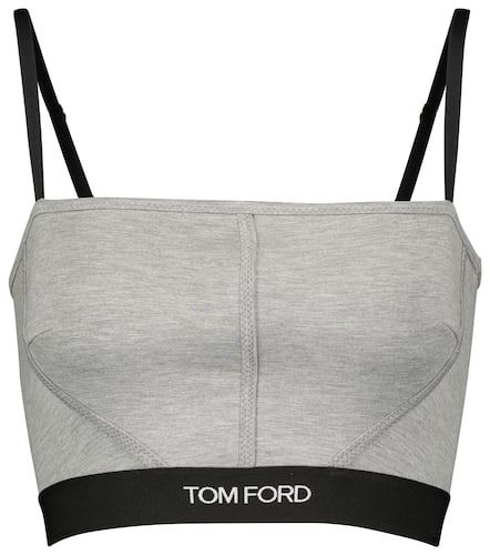 Tom Ford Top cropped in jersey - Tom Ford - Modalova