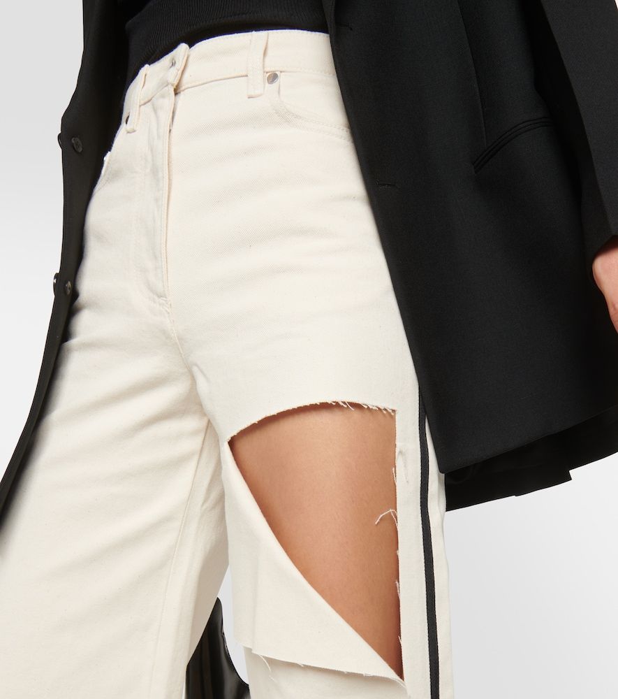 Jeans a gamba larga con cut-out - Peter Do - Modalova