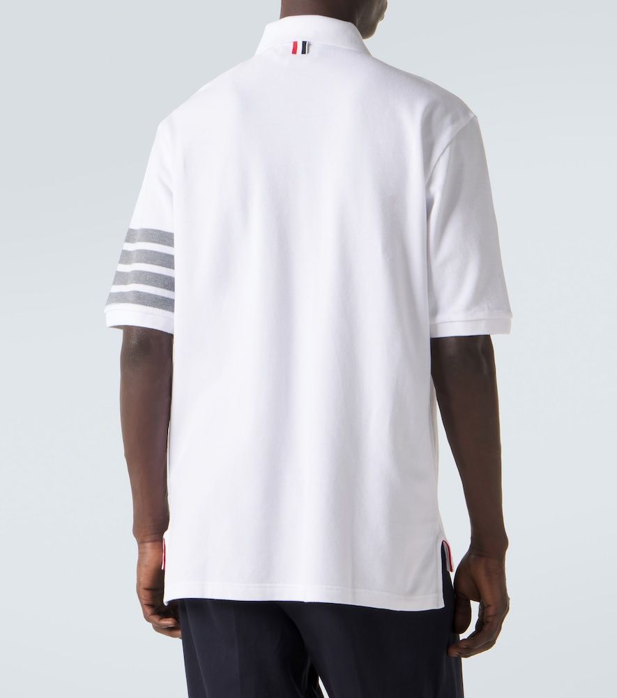 Thom Browne Polo 4-Bar in cotone - Thom Browne - Modalova