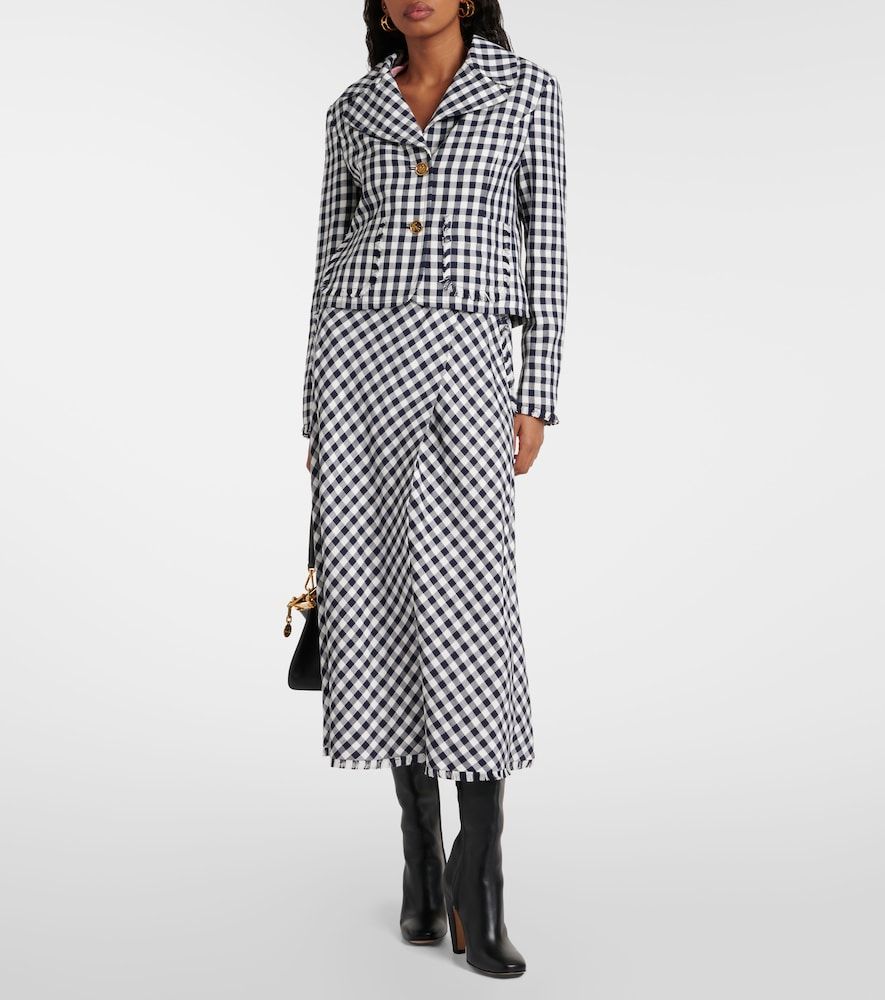 Etro Gingham cropped blazer - Etro - Modalova