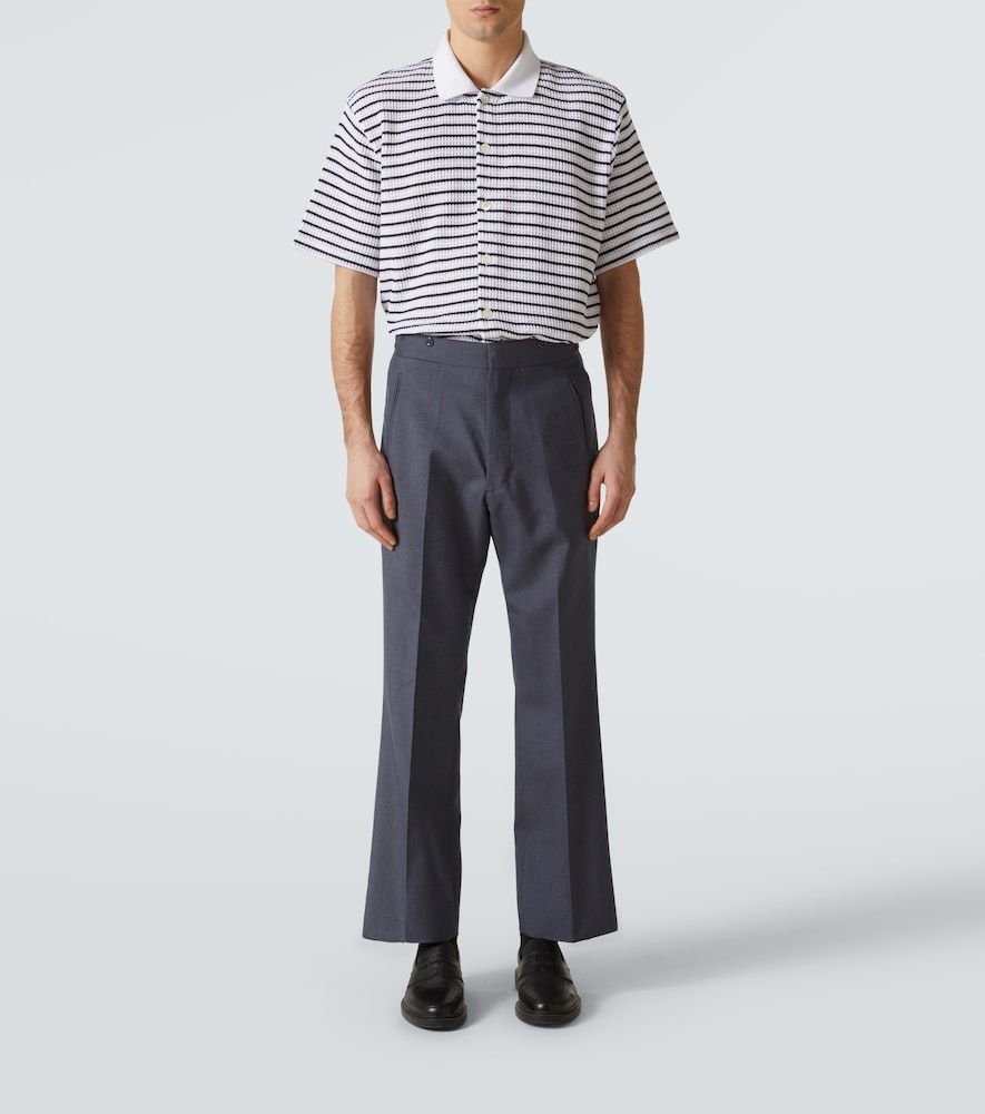 Thom Browne Polo in cotone a righe - Thom Browne - Modalova