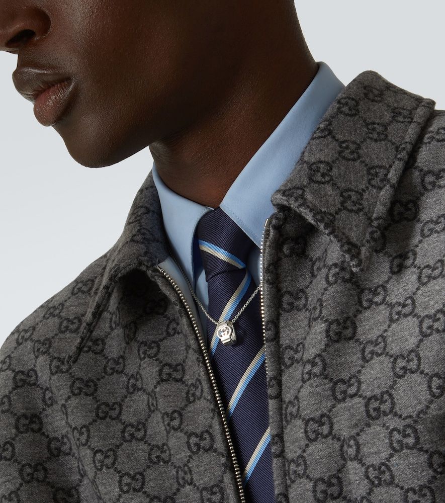 Collana Interlocking G in sterling - Gucci - Modalova