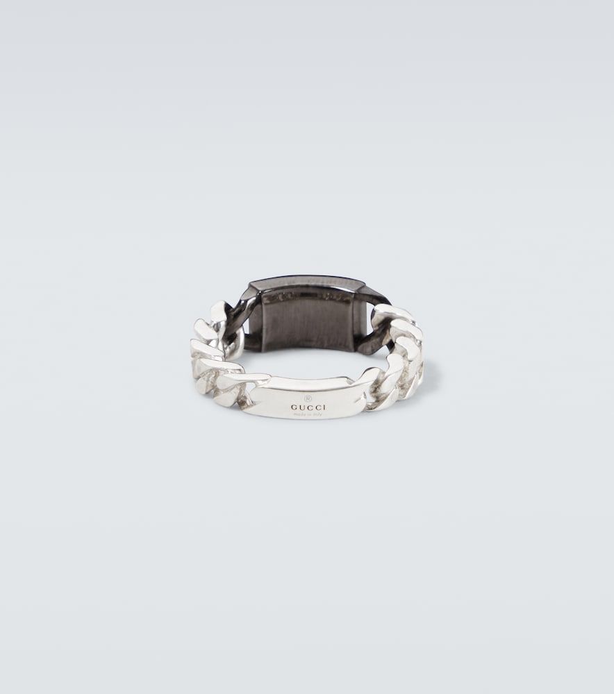 Anello Interlocking G in sterling - Gucci - Modalova