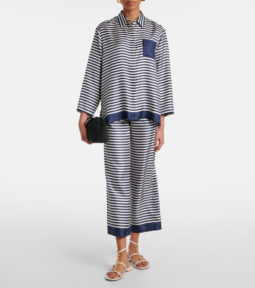 Camicia Maya in seta a righe - 'S Max Mara - Modalova