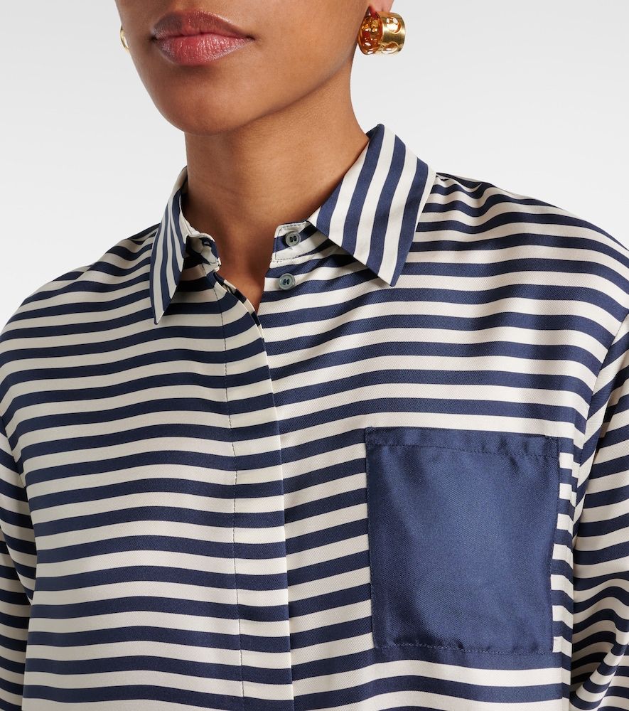 Camicia Maya in seta a righe - 'S Max Mara - Modalova