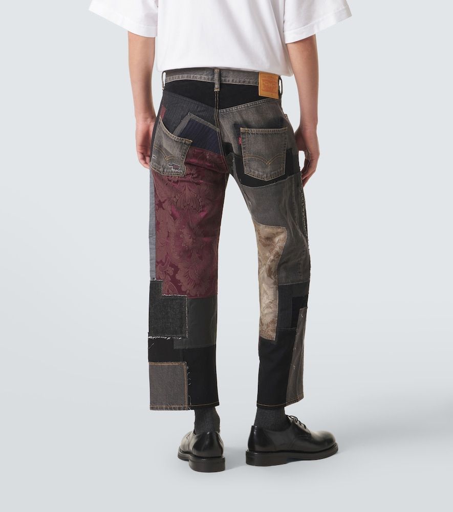 X Levi's® – Jeans patchwork a gamba larga - Junya Watanabe - Modalova