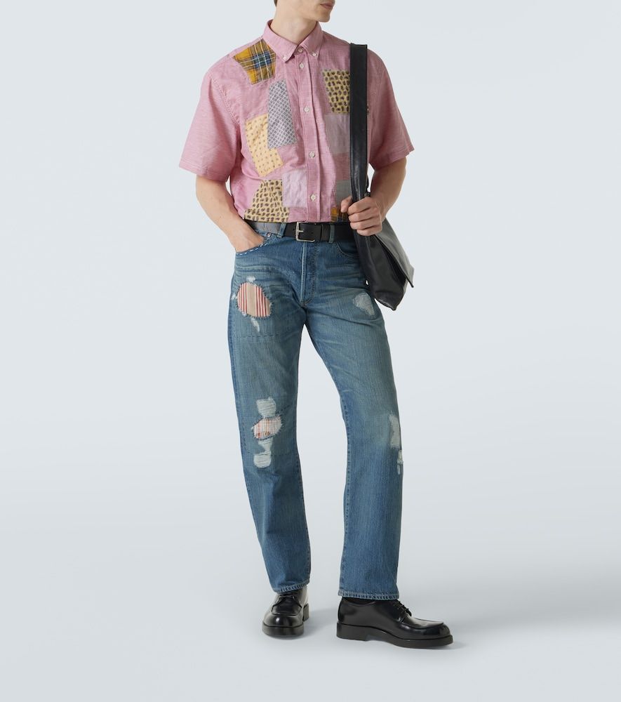 X Levi's® jeans rectos con patchwork - Junya Watanabe - Modalova