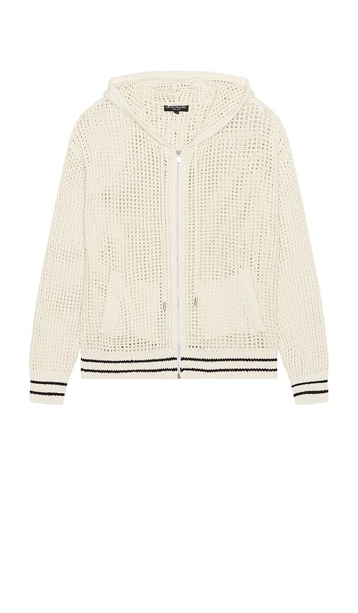 Waffle Stitch Hoodie in . Size M, XL/1X - Central Park West - Modalova