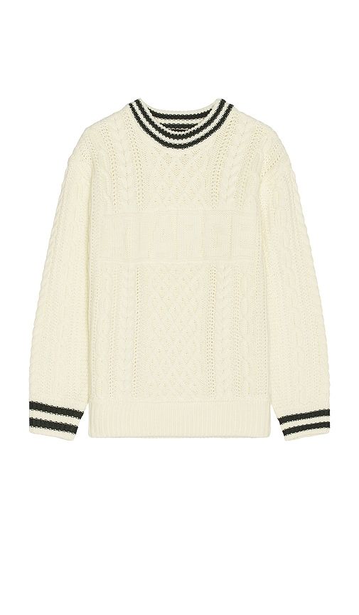 Cable Crewneck Knit Sweater in . Size M, S, XL/1X - XLARGE - Modalova
