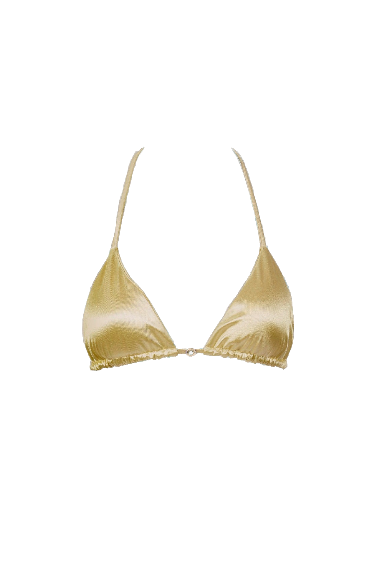 Cara Triangle Bikini Top in Goddess - XS - Bikini tops - Decolet The Label - Modalova