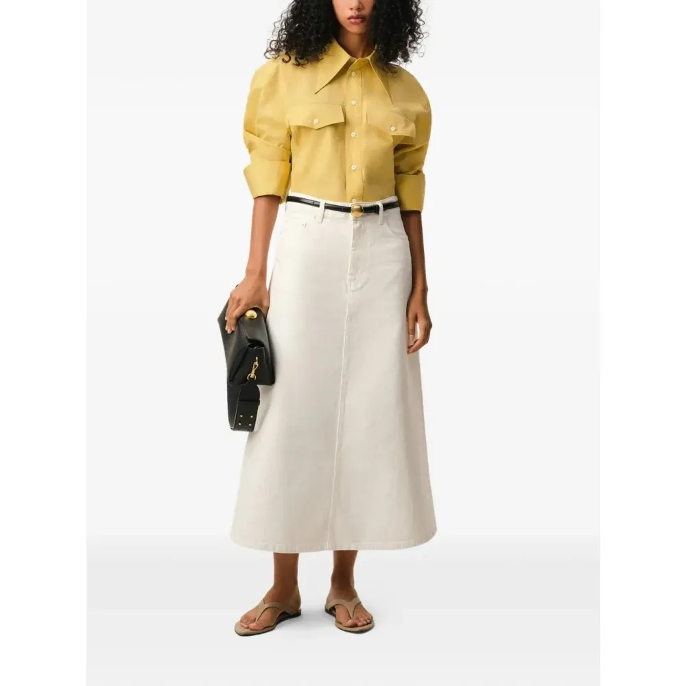 Sharp Collar Fitted Shirt - Ami Paris - Modalova