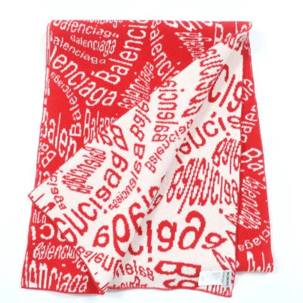 Pre-owned Wool Scarf - Balenciaga Vintage - Modalova