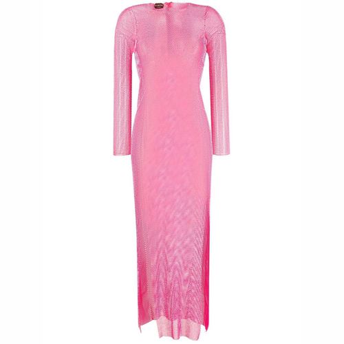 Pink Feathers Dress - SANTA