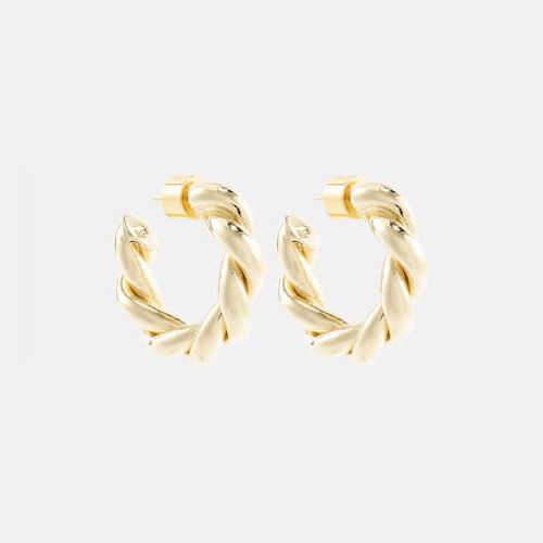 Puffy Heart 10kt gold-plated earrings in gold - Jennifer Fisher